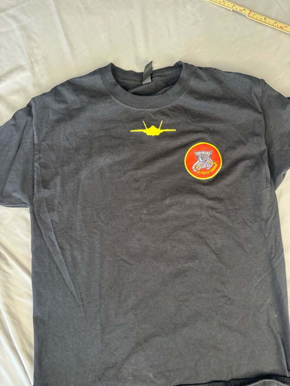 Military 31st Fighter Squadron T-Shirt Black